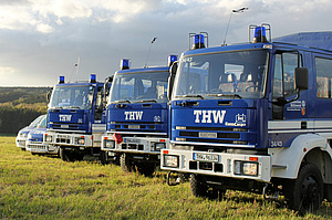 Alle Fahrzeuge des THW Ahrweiler auf einen Blick.