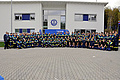 Gruppenbild mit den Junghelfern, die an der Leistungsabzeichenprüfung beim THW in Kaiserslautern teilgenommen haben.