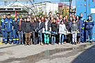 Teilnehmerinnen des Girls´Day 2015 beim THW Ahrweiler mit THW-Helfern und der Gleichstellungsbeauftragten des Kreises Ahrweiler Rita Gilles (3 v.r.).